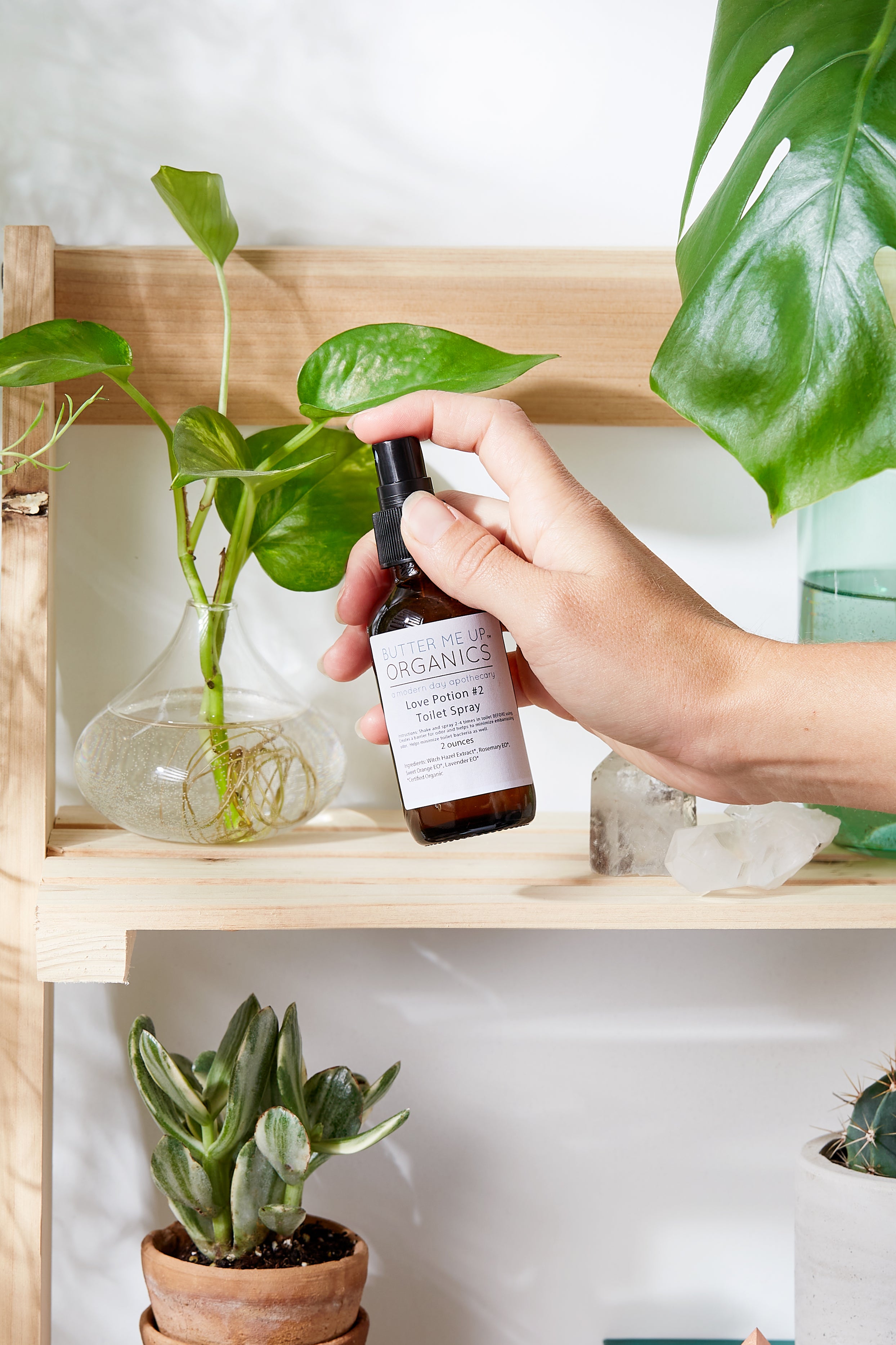 Love Potion 2 Organic Toilet Spray / Modesty Spray / Odor Spray / Bat