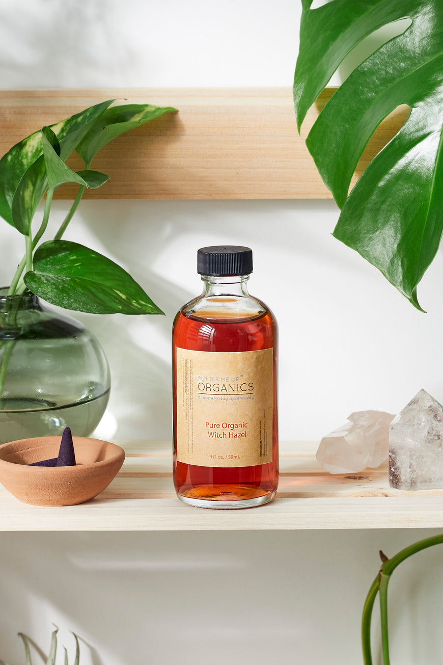 Organic Witch Hazel / Organic Facial Toner / Blemishes / Acne / Neutra — Butter Me Up Organics