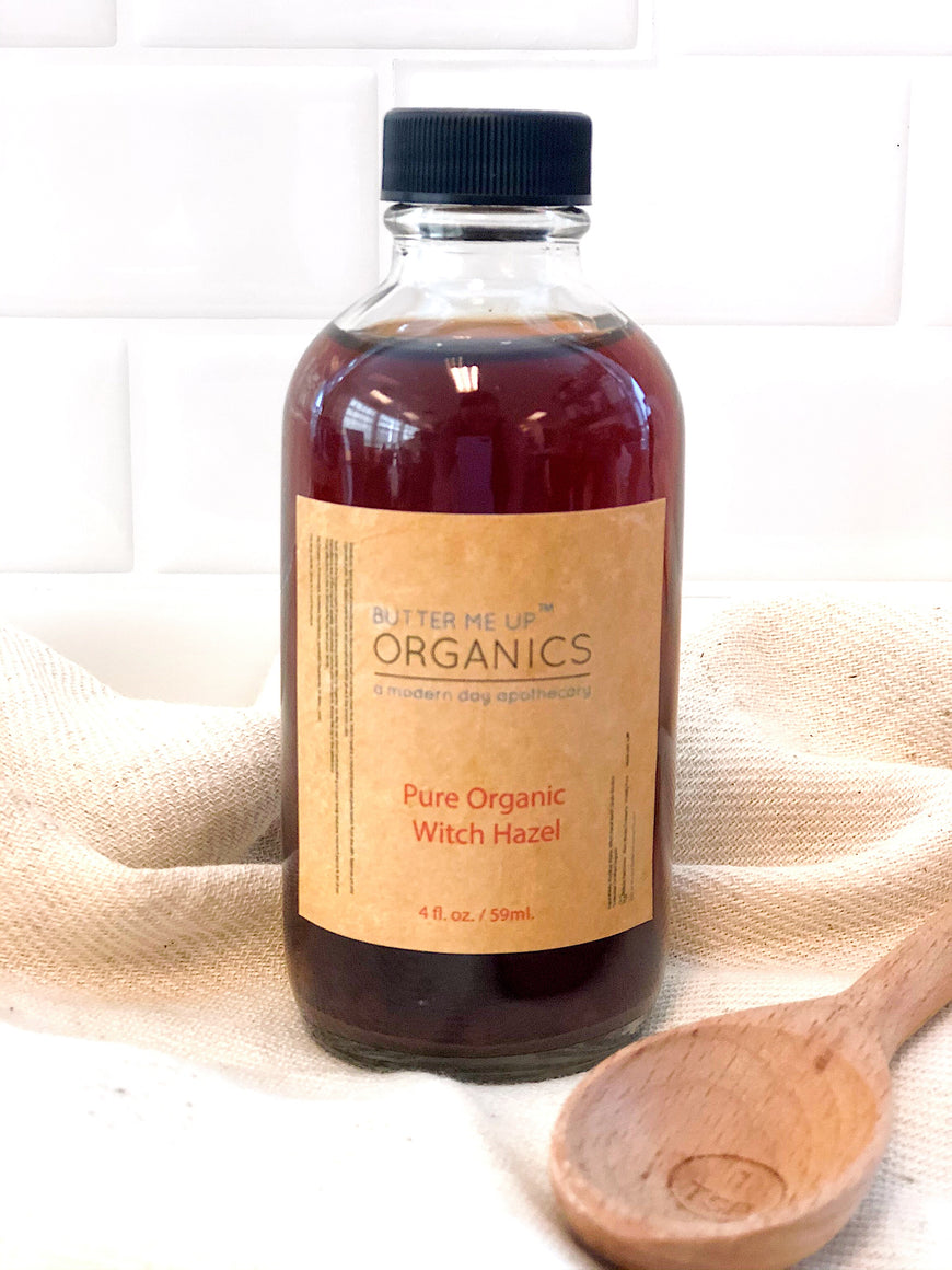 Organic Witch Hazel / Organic Facial Toner / Blemishes / Acne / Neutra — Butter Me Up Organics